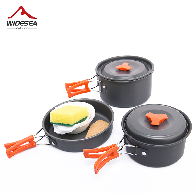 Camping Cooking Ware - Widesea Camping Outdoor Cookware Set Tableware
