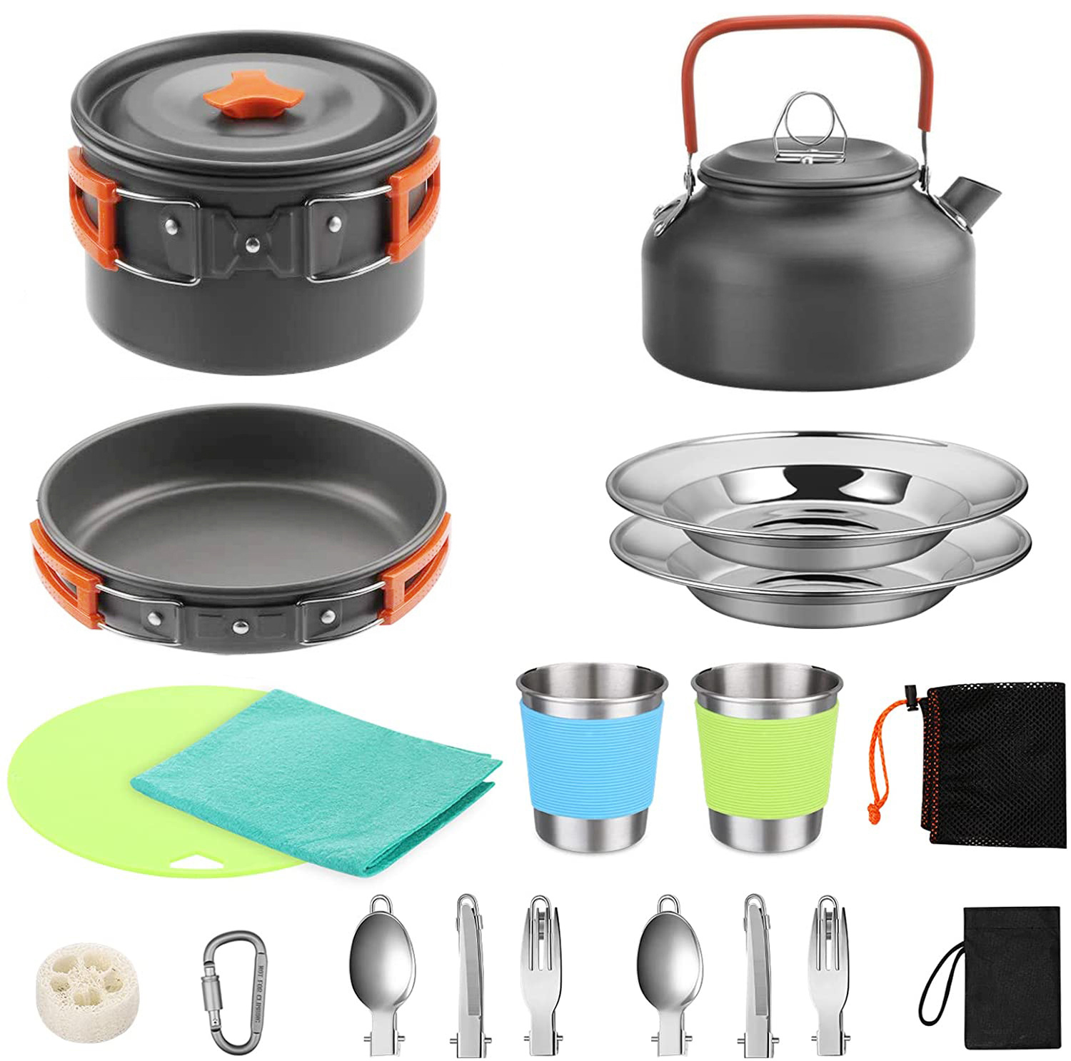Outdoor Camping Cook Set with  - Camping Cooking Backpack recension och pris