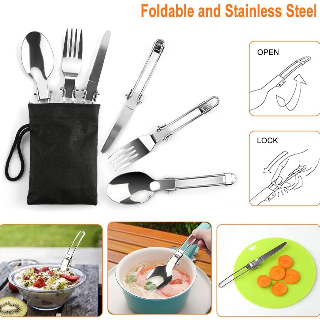 Outdoor Camping Cook Set with  - Camping Cooking Backpack recension och pris