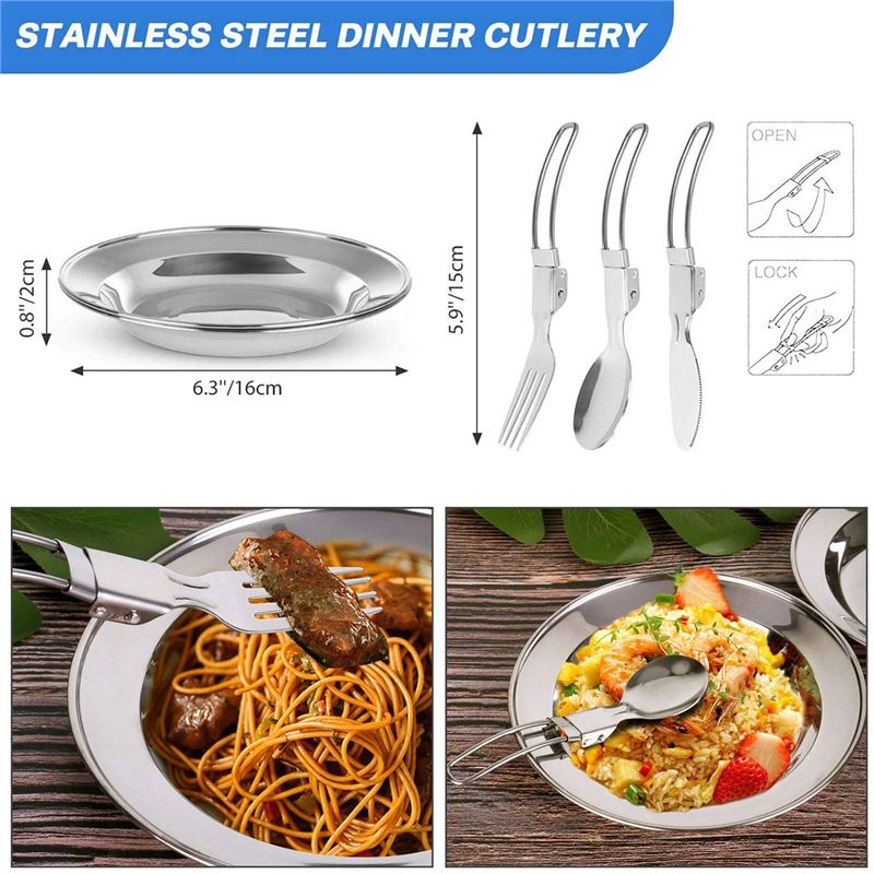 【BUYERS】Camping Cookware Porta - Camping Cooking Accessories Set recension och pris