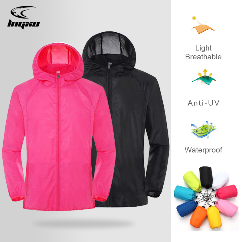 Men Women Hiking Jacket Waterp - Camping Cooking Windbreak recension och pris