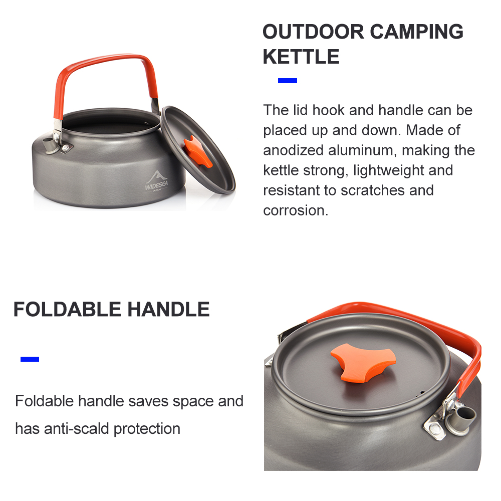 Widesea 1.1L 2L1.5L Camping Wa - Camping Cooking Ware recension och pris