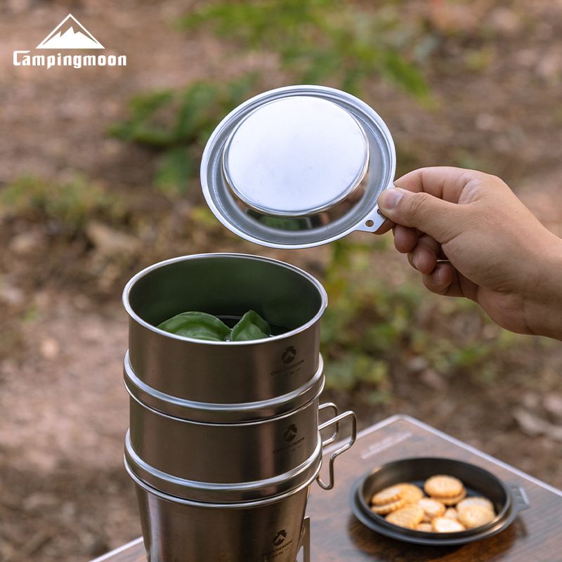 CAMPINGMOON S-SD Thickened Sta - Camping Cooking Frying Pan recension och pris