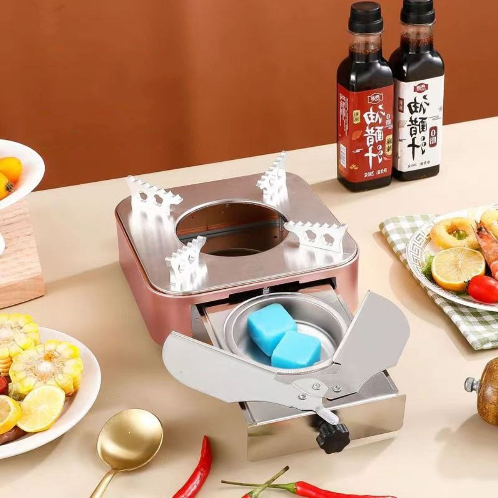 Portable Square Stainless Stee - Camping Cooking Alcohol recension och pris