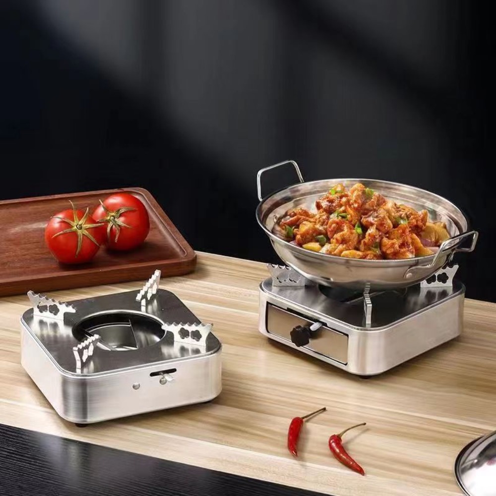 Portable Square Stainless Stee - Camping Cooking Alcohol recension och pris