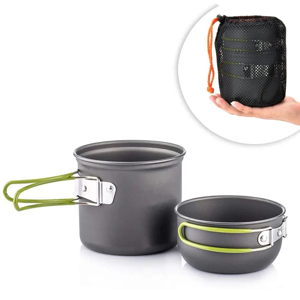 Camping Cookware Mess Kit Ultr - Camping Cooking Accessories Set recension och pris