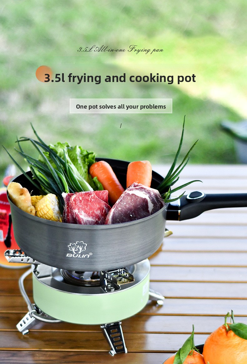 2026Bulin non-stick pan Outdoo - Camping Cooking Frying Pan recension och pris