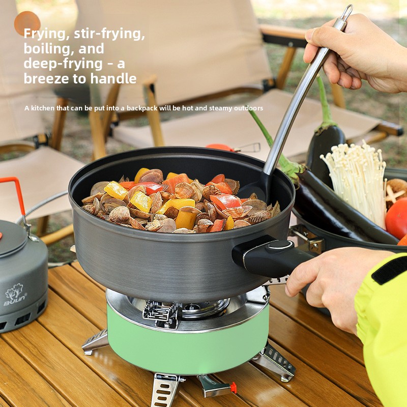2026Bulin non-stick pan Outdoo - Camping Cooking Frying Pan recension och pris