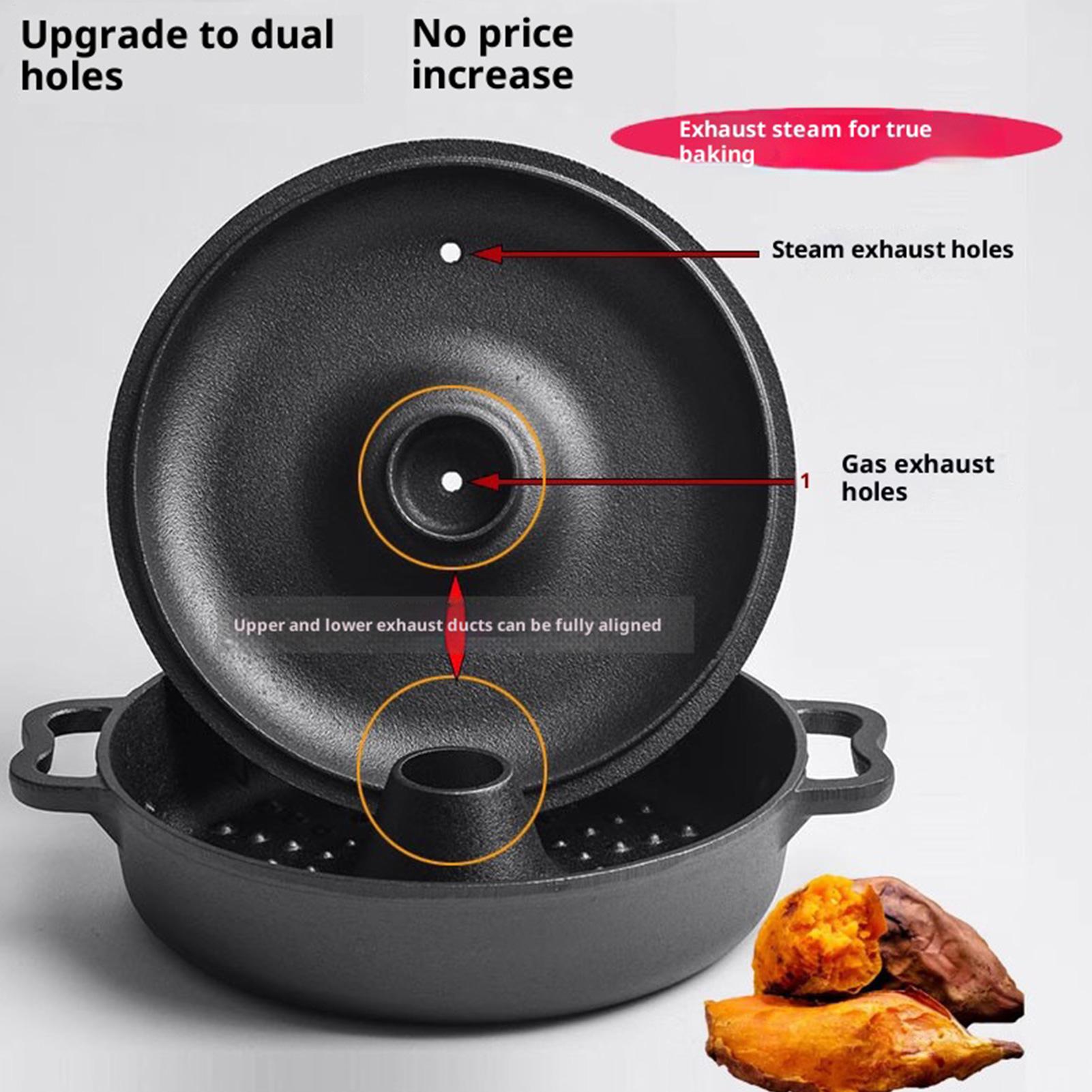 Cast Iron Cauldron For Cooking - Camping Cooking Dutch Oven recension och pris