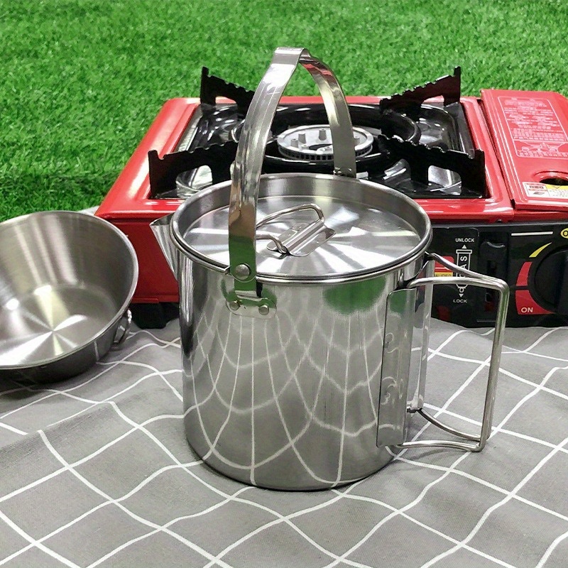 1PC Compact and Portable 1.2L  - Camping Cooking Ware recension och pris