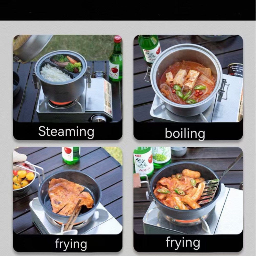 Outdoor Camping Micro Pressure - Camping Cooking Frying Pan recension och pris