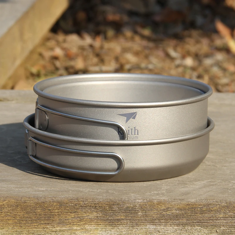 Keith 3PCS Titanium Cookware P - Camping Cooking Ware recension och pris