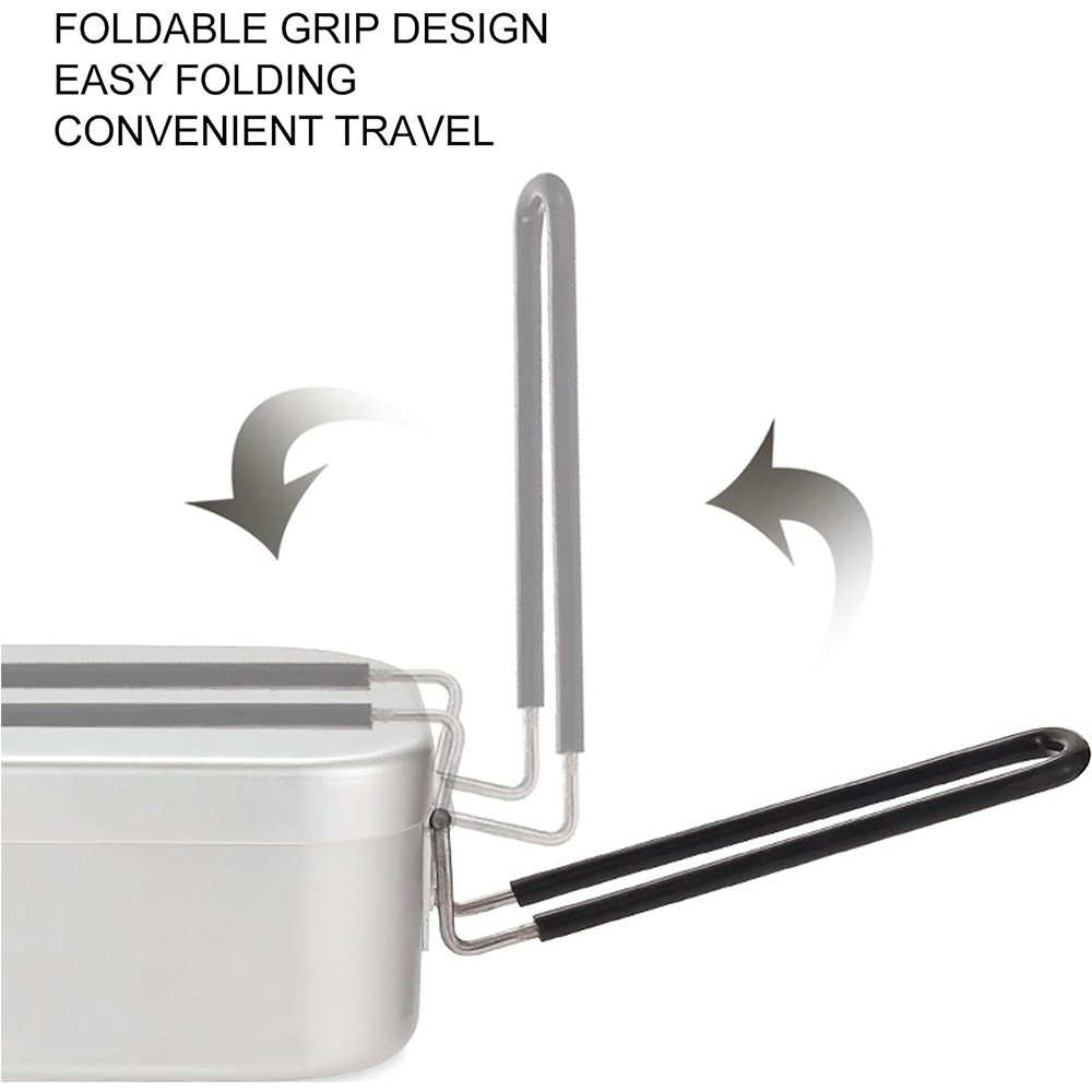 800ML Aluminum Lunch Boxes Out - Camping Cooking Box recension och pris