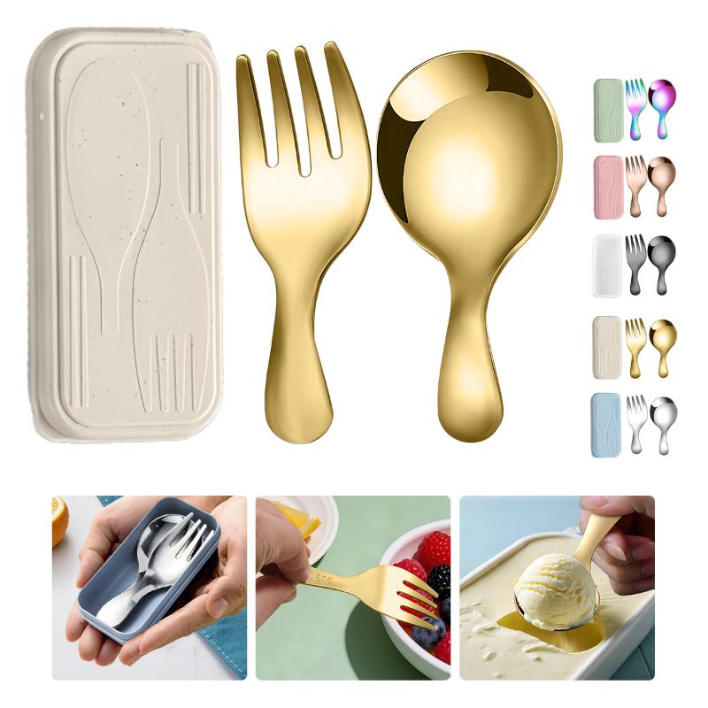 Stainless Steel Tableware Set  - Camping Cooking Box recension och pris