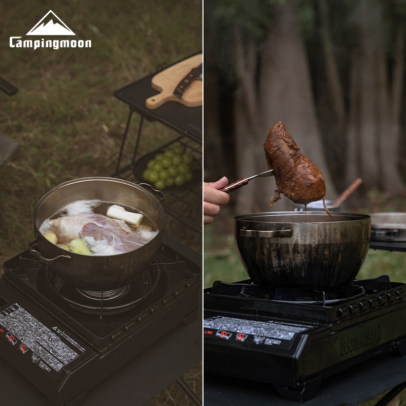 Multi-Purpose Camping Pot - 30 - Camping Cooking Dutch Oven recension och pris
