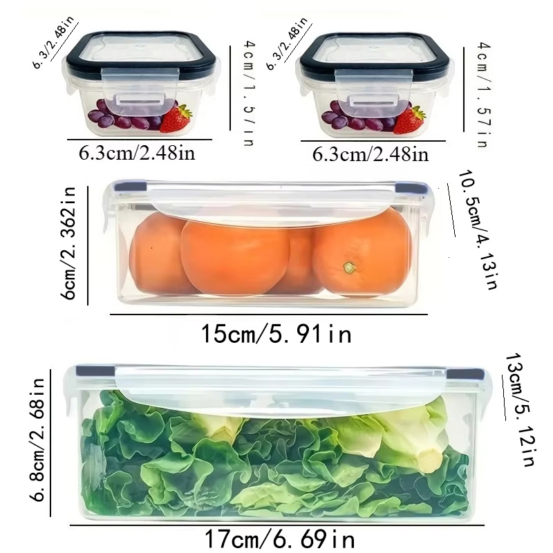 8Pcs Set Includes 4 Containers - Camping Cooking Box recension och pris