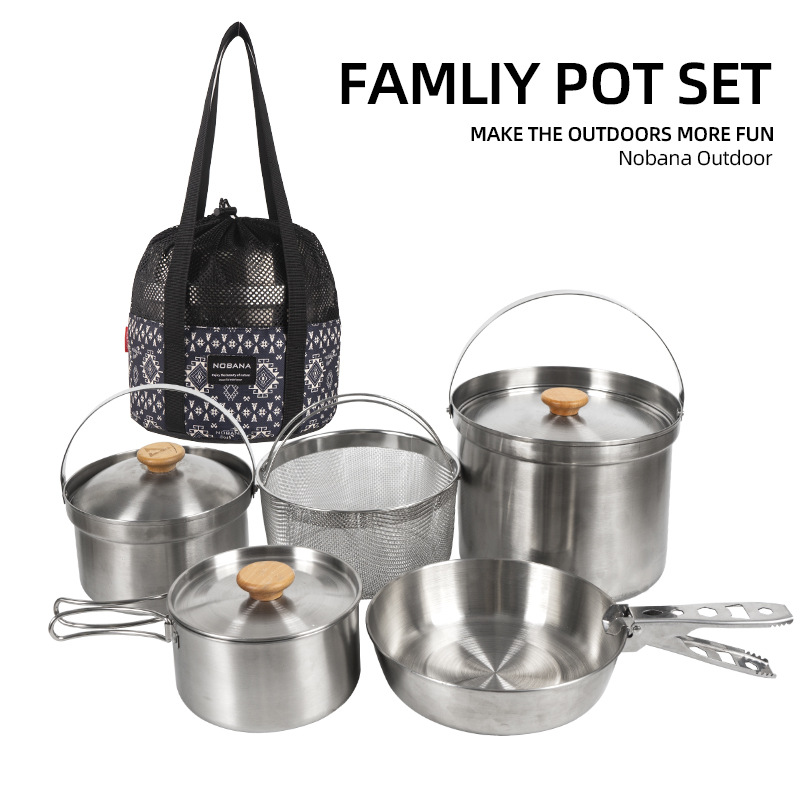 NOBANA Newest Outdoor Stainles - Camping Cooking Ware recension och pris