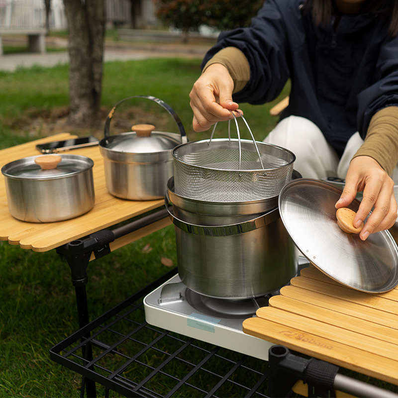 NOBANA Newest Outdoor Stainles - Camping Cooking Ware recension och pris