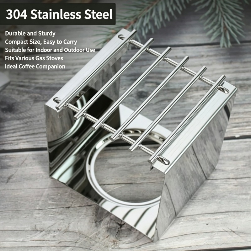 Stainless Steel Square Coffee  - Camping Cooking Ware recension och pris