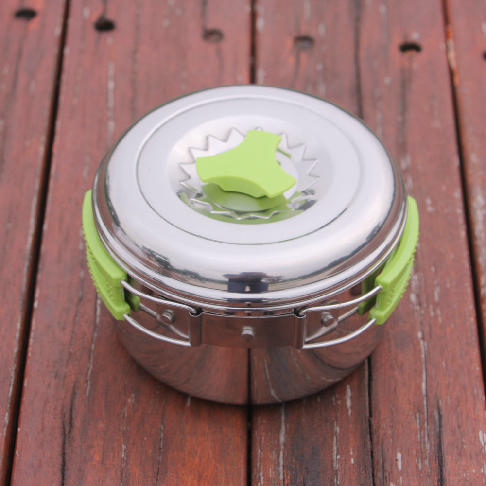 Camping Pot Lightweight Stainl - Camping Cooking Backpack recension och pris
