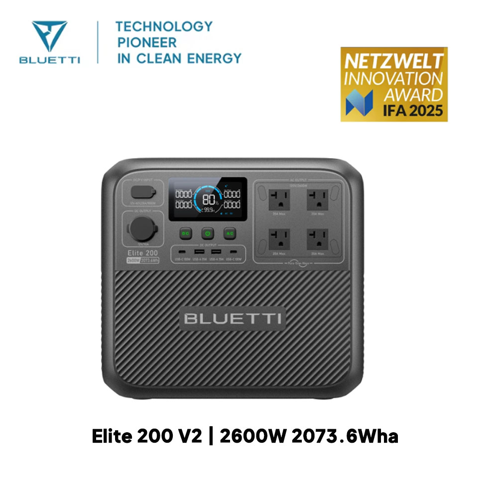 【Renew】BLUETTI Elite 200 V2 Po - Camping Cooking Box recension och pris