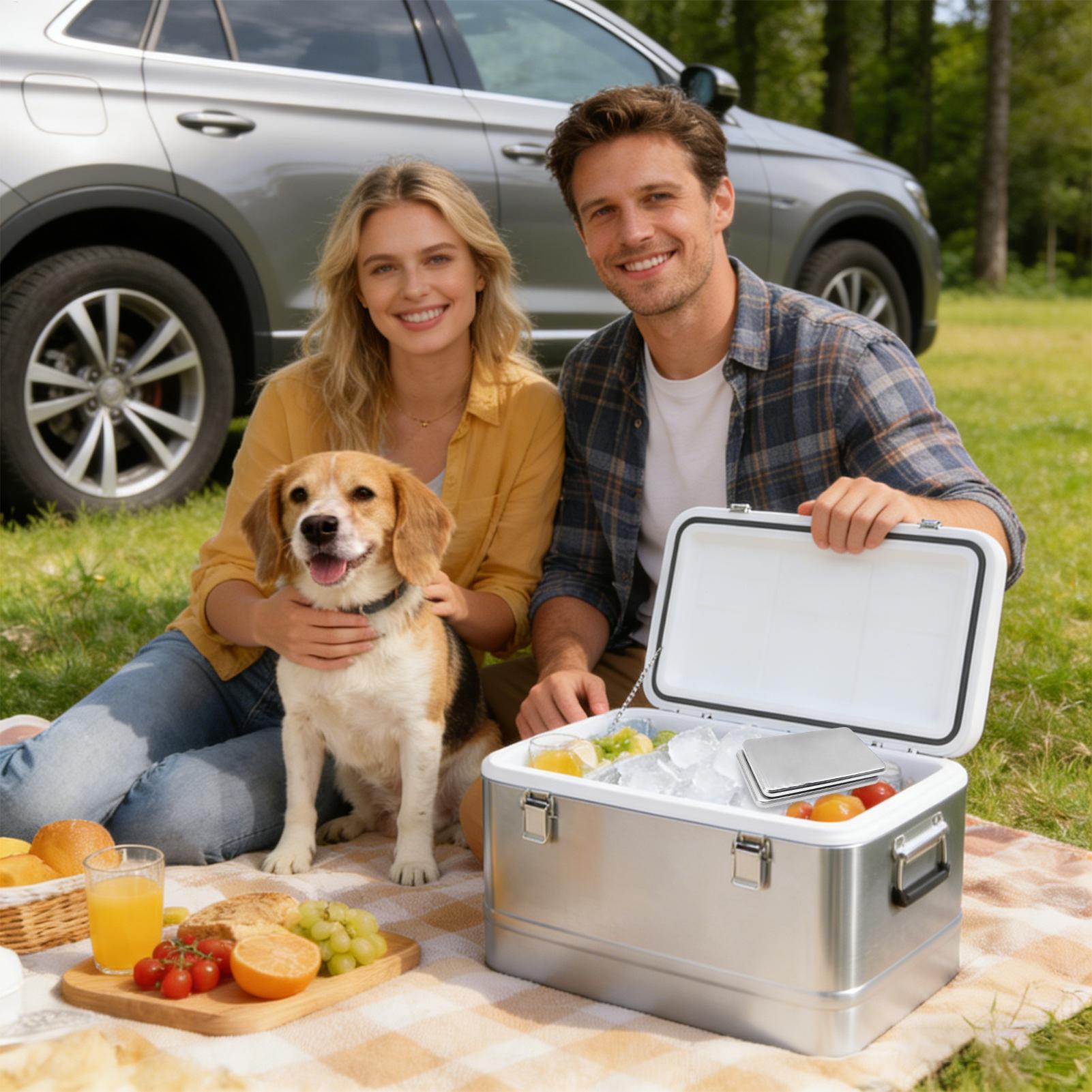 2pcs Stainless Steel Ice Packs - Camping Cooking Box recension och pris