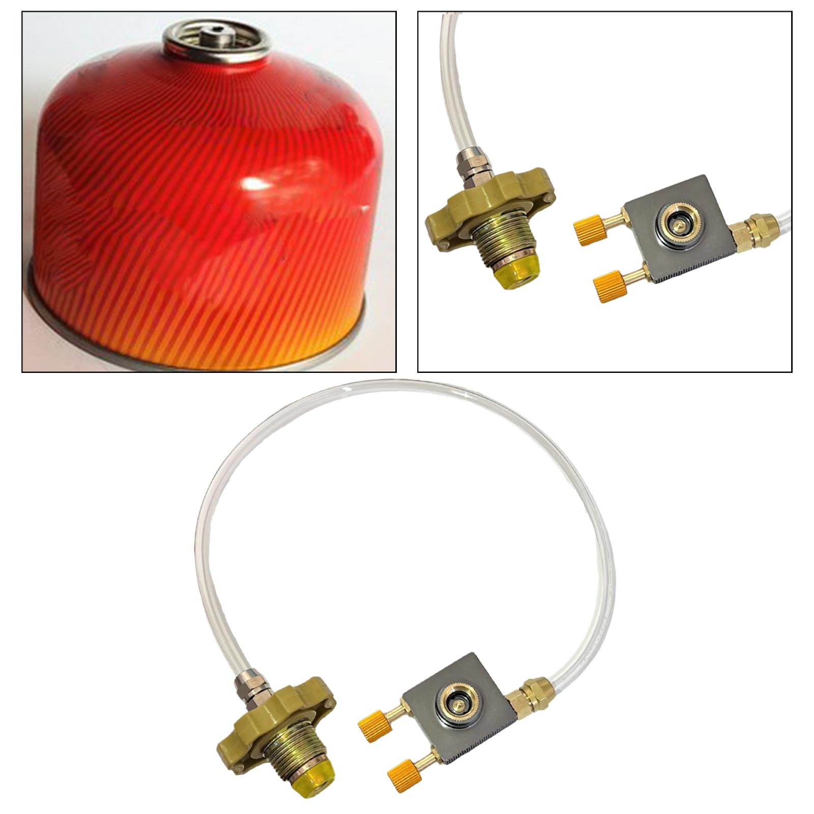 Portable Gas Adapter Hose Flat - Camping Cooking Cylinder recension och pris