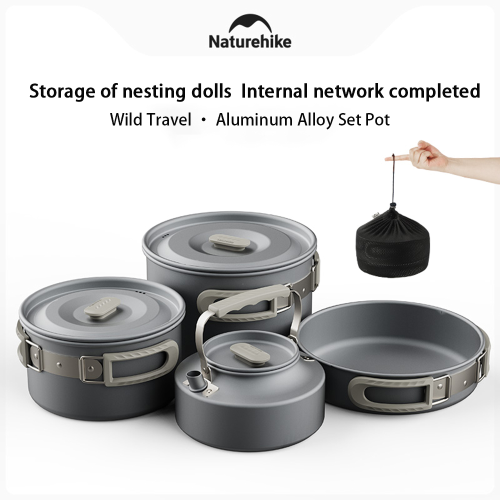 Naturehike Outdoor Pot Set,Cam - Camping Cooking Frying Pan recension och pris