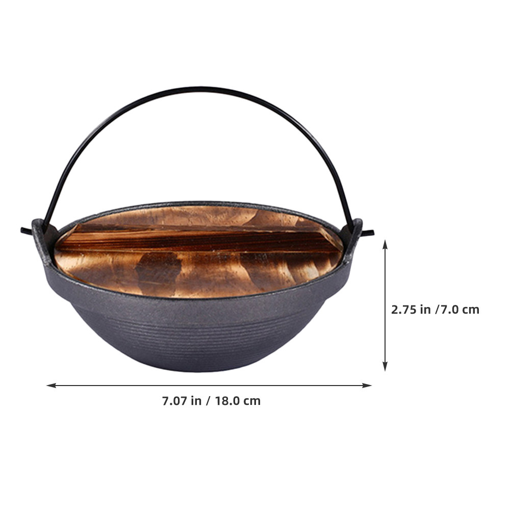 1Set Traditional Japanese Cast - Japanese Camping Cooking Set recension och pris