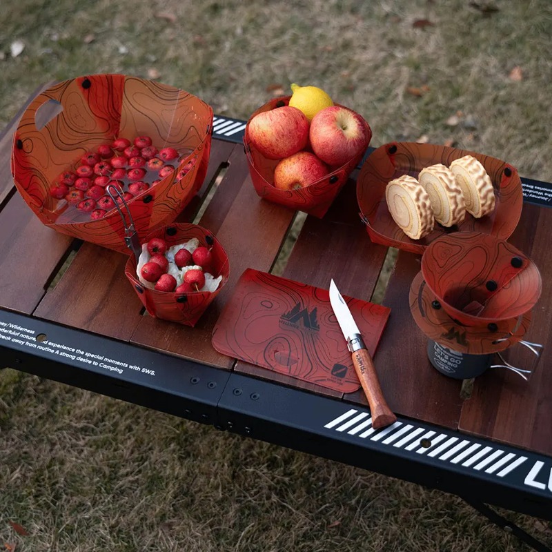 Foldable Camping Tableware Por - Camping Cooking Ware recension och pris
